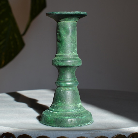 Large Roman Bronze Candle Holder