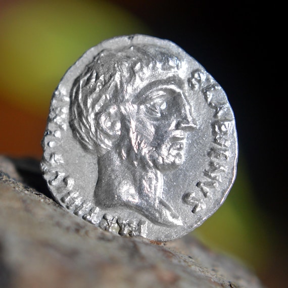 Silver Roman Denarius of Quintus Labienus Parthicus, Rebel, Horse on Reverse Solid Silver Coin