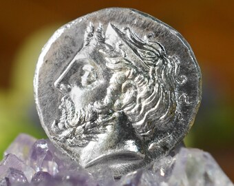 Silver Greek Drachm of Lampsakos, Mysia, Persian Standard Solid Silver Coin