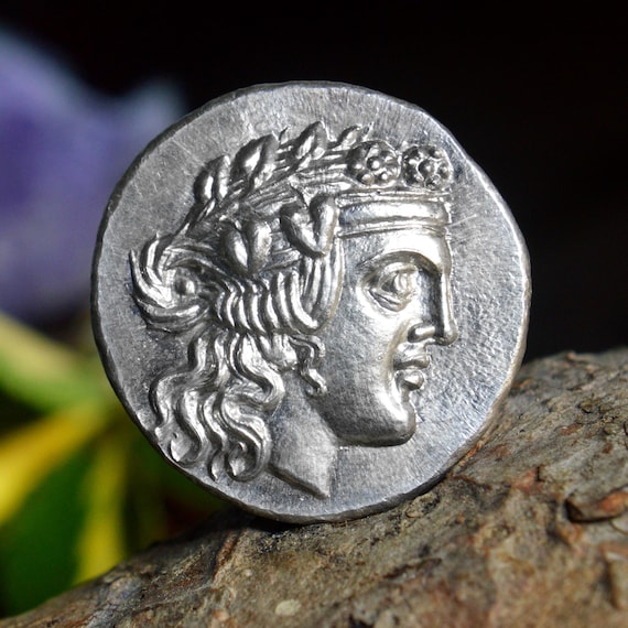 Silver Greek Tetradrachm of Kotys II, Barbarous Thasos Type, Dionysos Herakles struck in Thrace region Solid Silver Coin