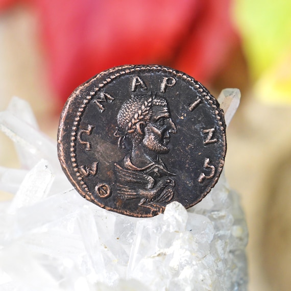 Roman Æ Medallion of Divus Julius Marinus ARABIA, Philippopolis Bronze Coin