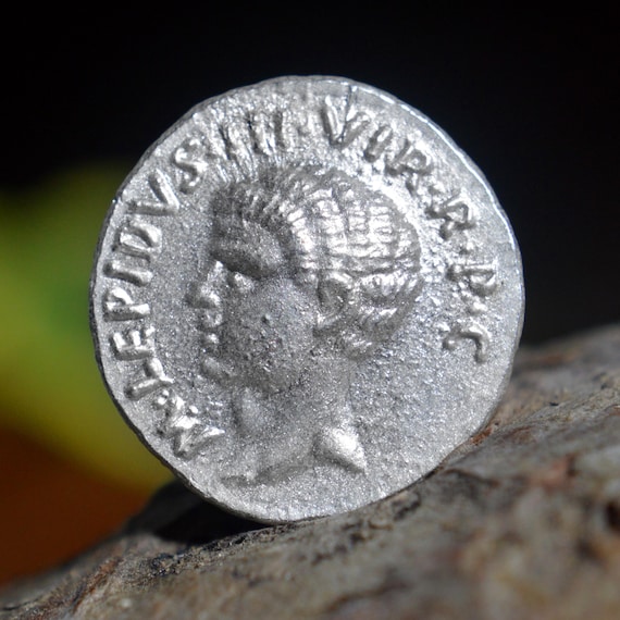 Silver Roman Denarius of Lepidus Paullus, Marcus Aemilius Solid Silver Coin