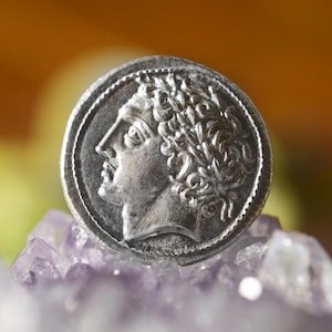 Silver Greek Drachm of Agathokles (50 Litrai), Sicily, Syracuse, Hellenistic Period Solid Silver Coin