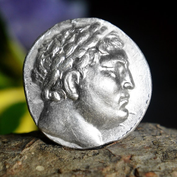 Silver Greek Tetradrachm of Attalos I under the name of Philetairos, Attalus I Soter, Mysia, Kingdom of Pergamon Solid Silver Coin