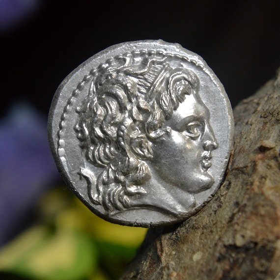 Silver Greek Tetradrachm of Skostokos, Kings of Thrace, Dynast Skostokos, In the name of Lysimachos, Solid Silver Coin