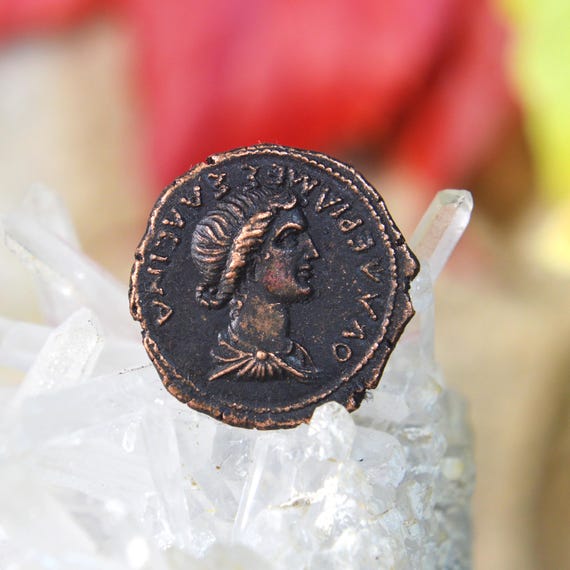 Valeria Messalina Æ 21 (C. Tiberivs, Clavdivs I, Nero Germ. Drvsvs Crete) Bronze Coin