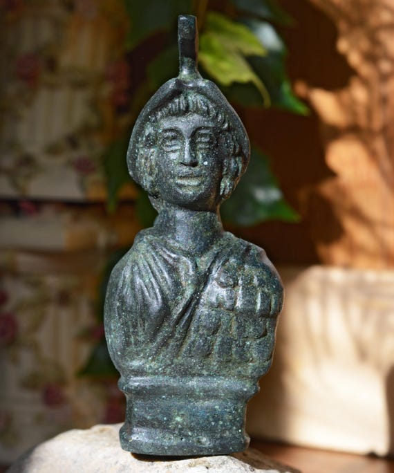 Roman Bronze Bust Chariot Fitting