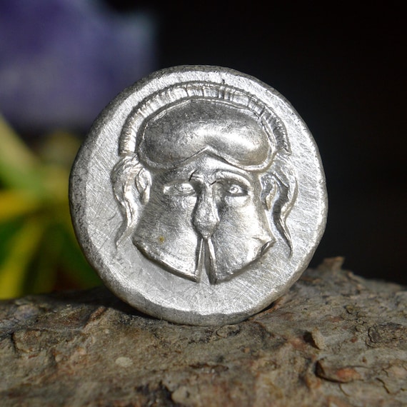 Silver Greek Tetradrachm of Mesembria, Meta, Thrace, Corinthian Helmet, Solid Silver Coin