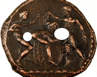 Roman Æ Spintria Brothel Entry Token XXIX Bronze Coin