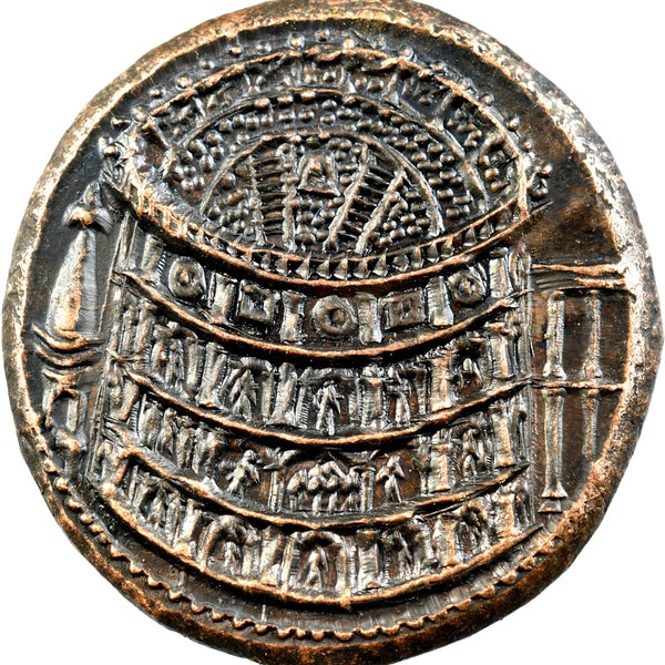 Roman Sestertivs of Titus, Colosseum (Titvs, Colossevm) Bronze Coin