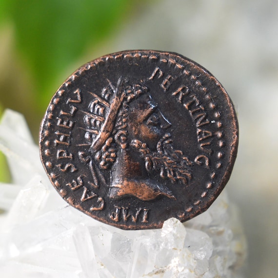 Roman Æ Dupondius of Pertinax Bronze Coin