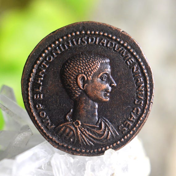 Roman Æ Sestertius of Diadumenian as Caesar Bronze Coin