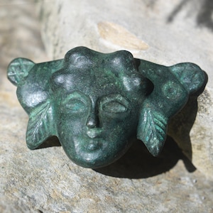 Roman Bronze Applique of the Dionysus, the God of Wine