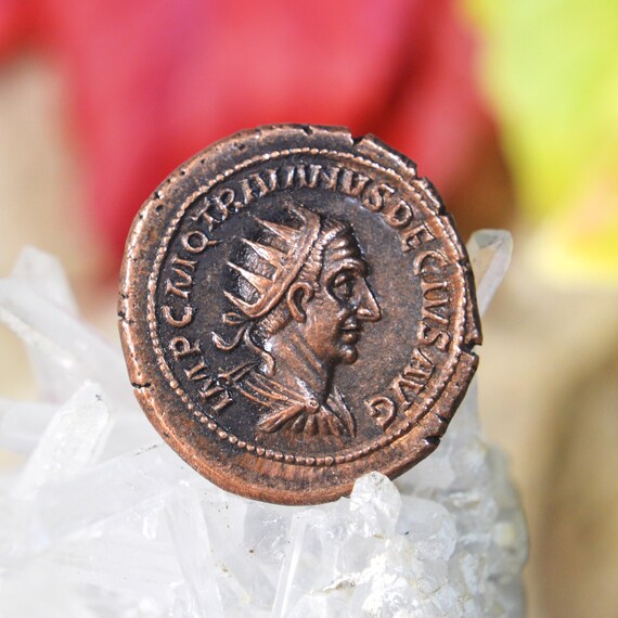 Roman Æ Medallion of Traianus Decius, Etruscilla, Her. Etruscus, Hostilianus Bronze Coin