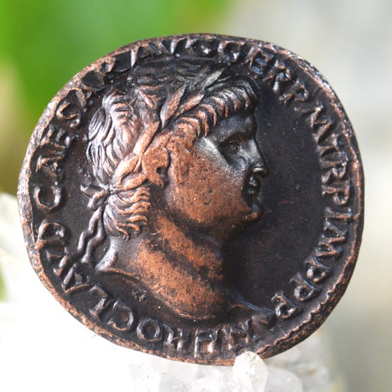 Roman Æ Sestertius of Nero Decursio Type Bronze Coin