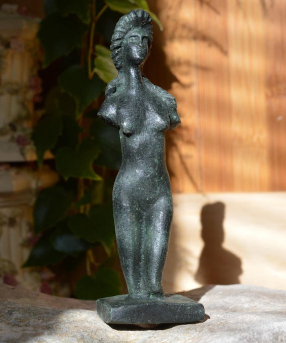 Roman Bronze Statuette of a Goddess Diana