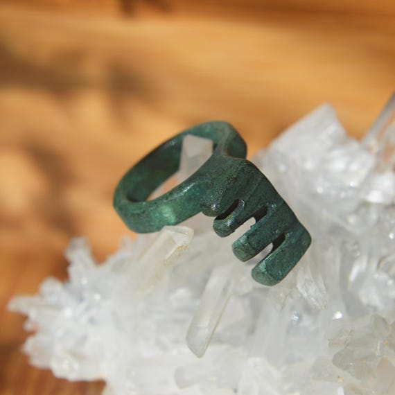 Roman Bronze Key Ring