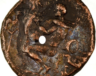 Roman Æ Spintria Brothel Entry Token VII Bronze Coin