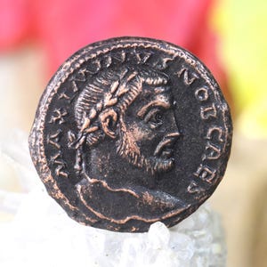 Roman Æ Medallion of Maximinus II Daia as Caesar Bronze Coin