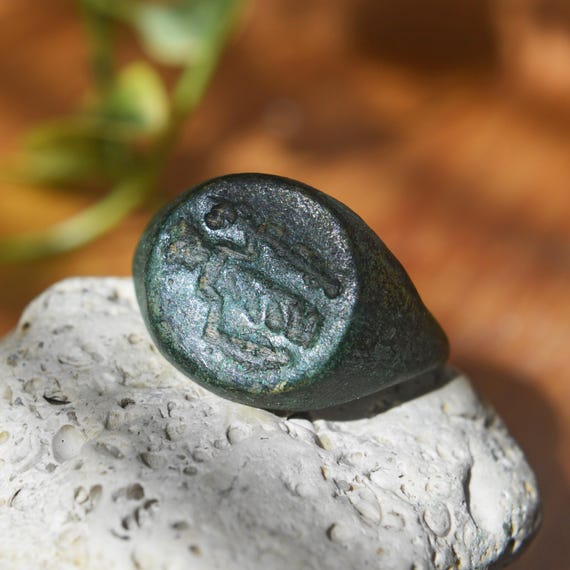 Roman Bronze Stamp Seal Ring