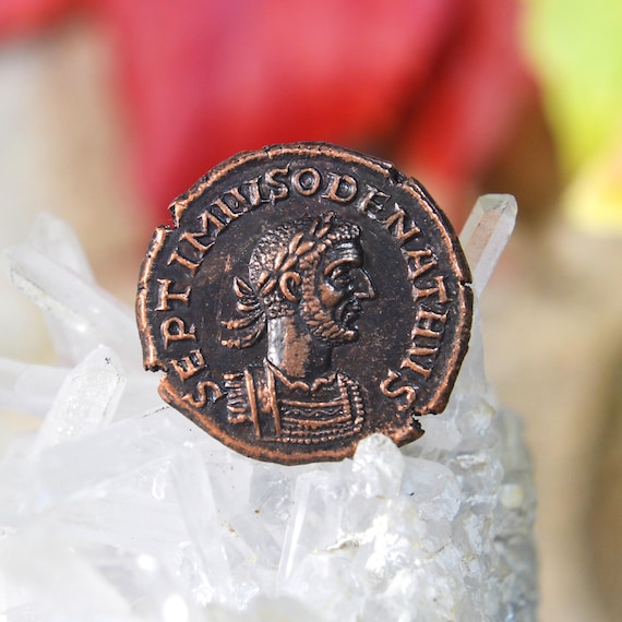 Roman Æ Medallion of Odaenathus, Septimius King of Kings of the East Bronze Coin