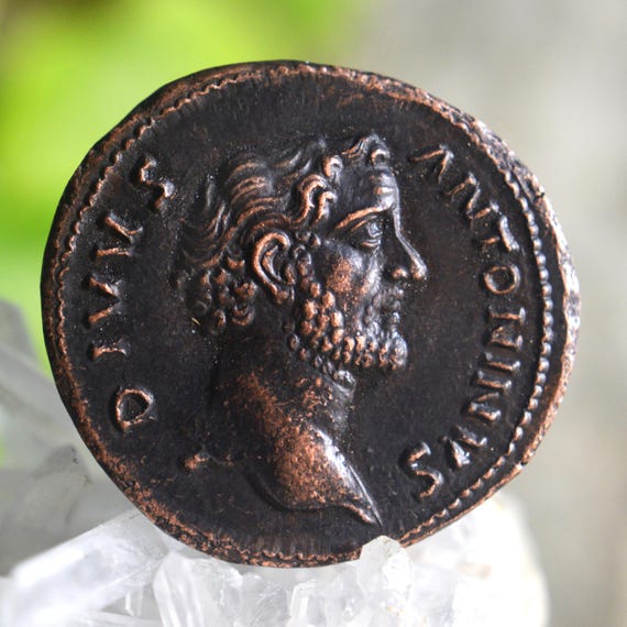 Roman Æ Sestertius of Antoninus Pius Bronze Coin