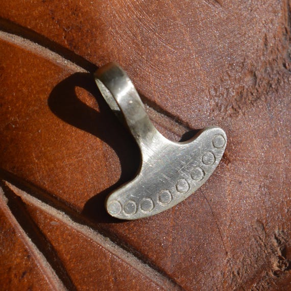 Viking Solid Silver Hammer of Thor Pendant Amulet