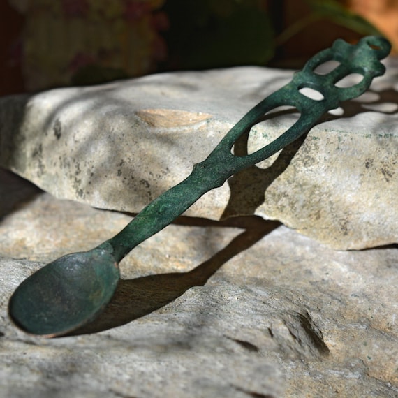 Roman Bronze Medical Cosmetic Instrument Spoon