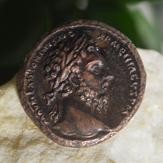 Roman Æ Sestertius of Marcus Aurelius, the Congiarium Bronze Coin