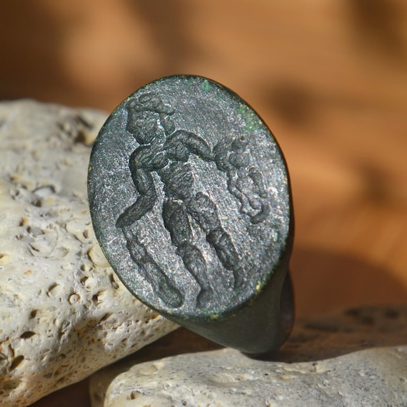 Roman Bronze Stamp Seal Ring