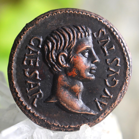 Roman Æ Sestertius of Avgvstvs (Augustus), Caivs Octavivs Caepias Thvrinvs, Africa Proconsularis, Hippo Regius Bronze Coin