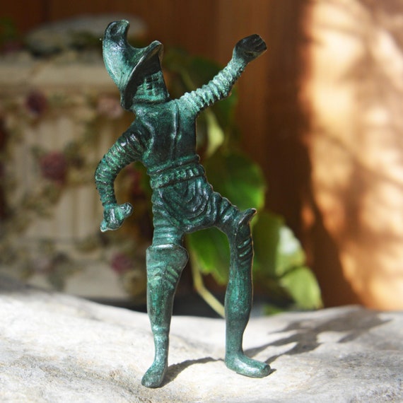 Roman Bronze Figurine of a Gladiator