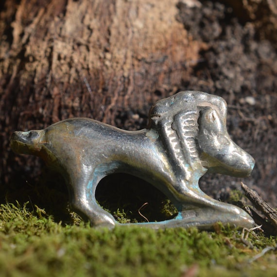 Roman Solid Silver Zoomorphic Brooch Fibula