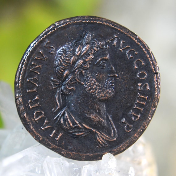 Roman Æ Sestertius of Hadrian, Hadrianus Hispania Bronze Coin