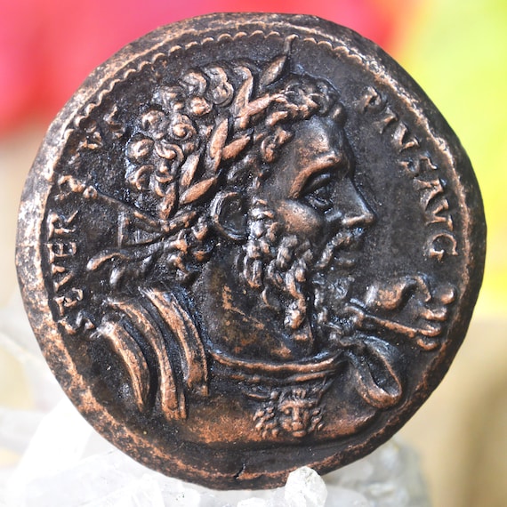 Roman Æ Medallion of Septimius Severus, Septimivs Severvs, Lucius Bronze Coin