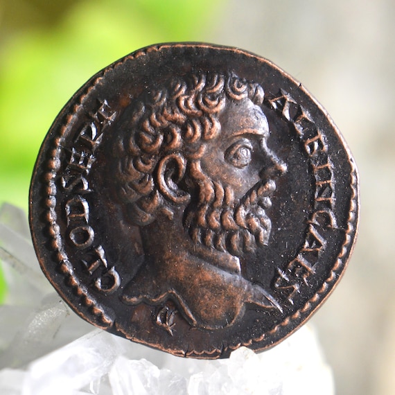 Roman Æ Sestertius of Clodius Albinus as Caesar, Clodivs Albinvs Decimvs Septimvs Bronze Coin