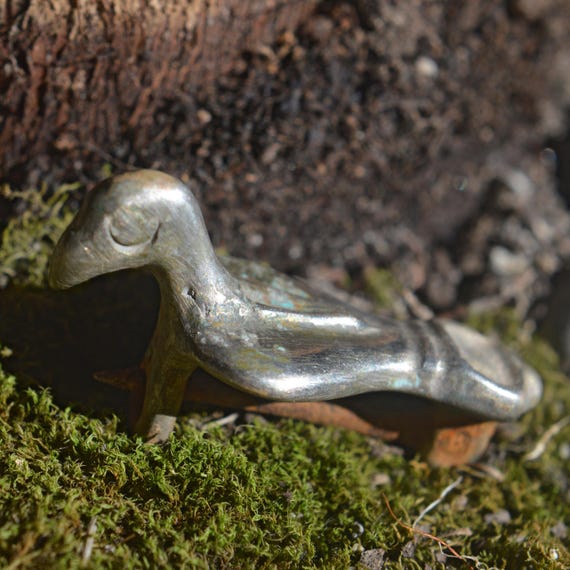 Roman Solid Silver Zoomorphic Brooch Fibula