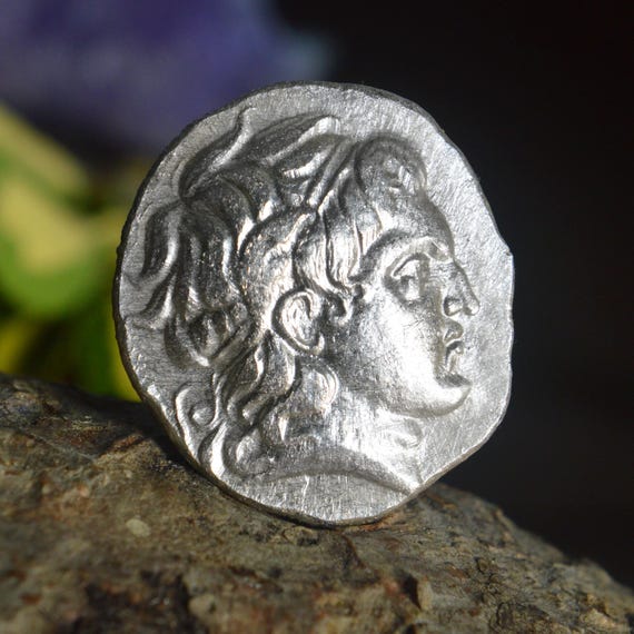 Silver Greek Tetradrachm of Skostokos, Kings of Thrace, Dynast Skostokos, In the name of Lysimachos, Solid Silver Coin