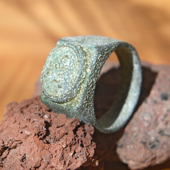 Roman Bronze Stamp Seal Ring