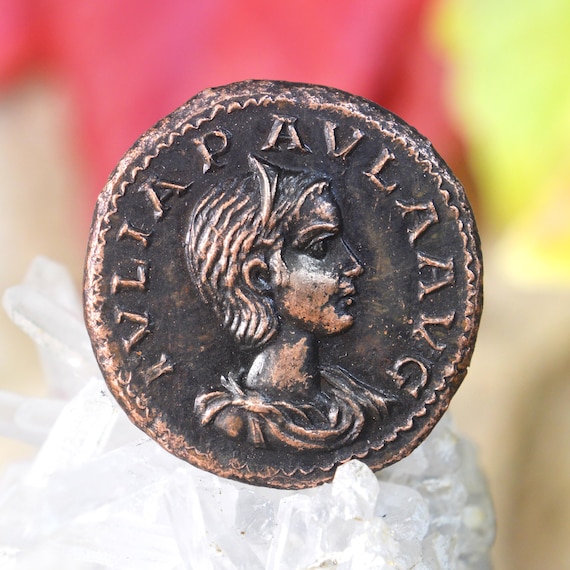 Roman Æ Medallion of Julia Paula wife of Elagabalus, Phoenicia, Bronze Coin