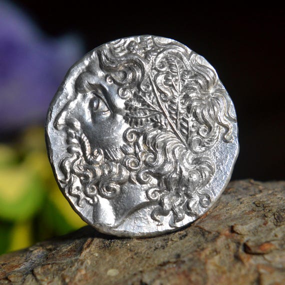 Silver Greek Tetradrachm of Pyrrhos, Kings of Epirus (Epeiros), Thrace Lokroi Epizephyrioi mint Solid Silver Coin