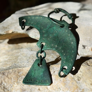 Wikinger Bronze Lunar Anhänger Amulett