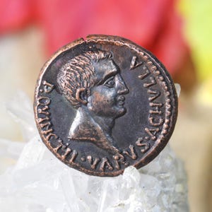 Roman Æ Dupondius of Publius Quinctilius Varus, Achulla, Africa Proconsularis Bronze Coin