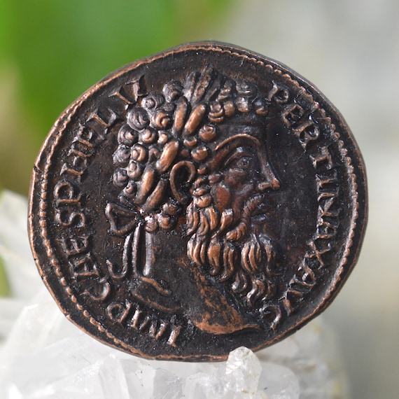 Roman Æ Sestertius of Pertinax Bronze Coin