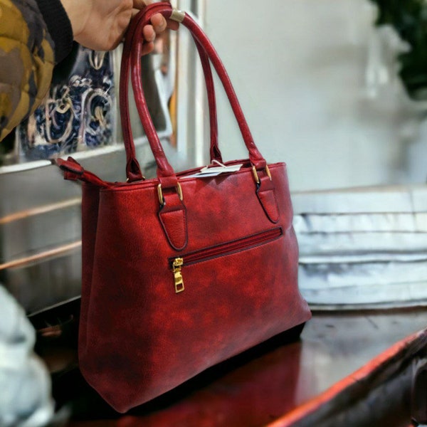 Genuine Leather Handbags Etsy