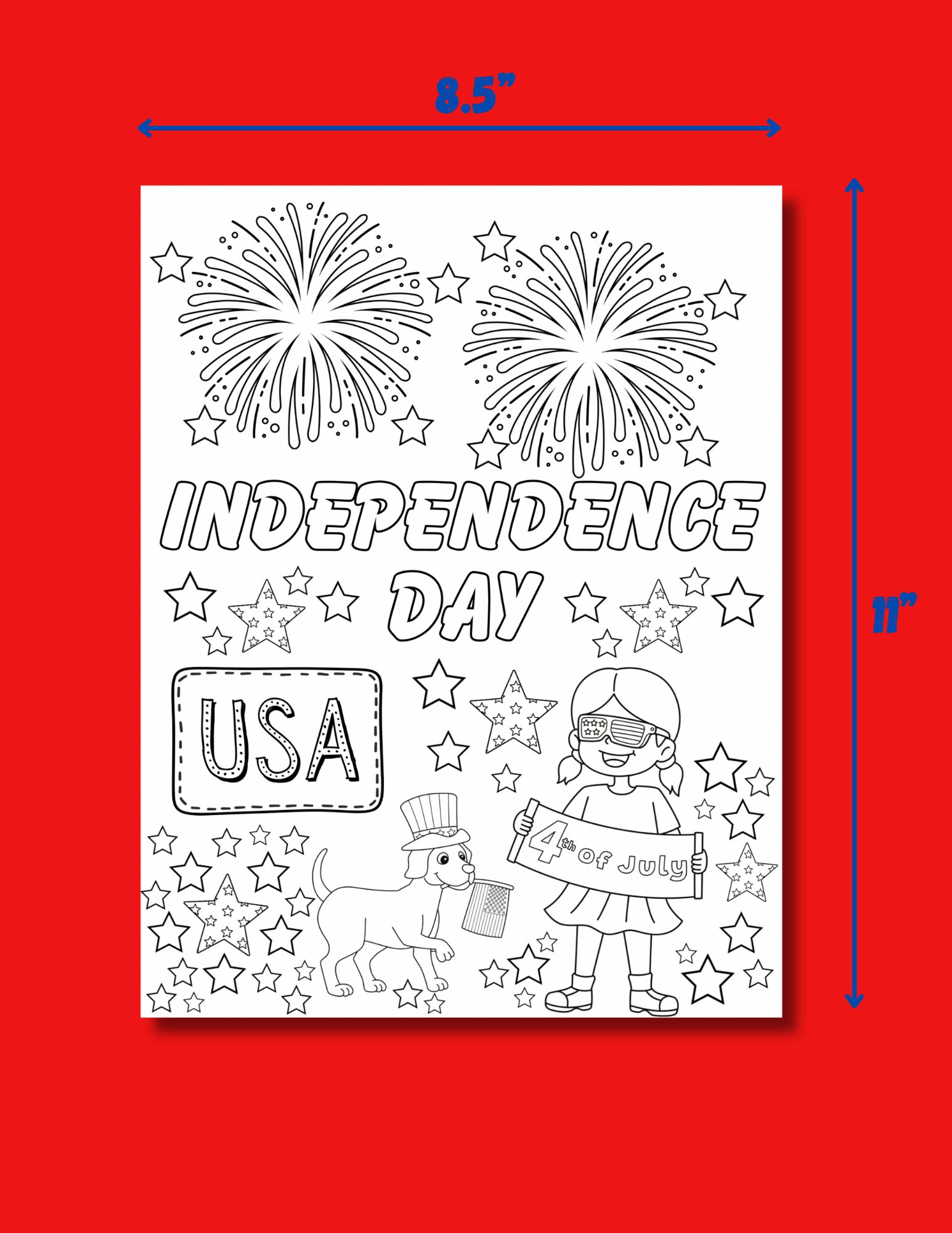Fourth Of July Printable Coloring Pages Bundle Of 6 Coloring Pages Fourth of july printable coloring pages bundle of 6 coloring pages