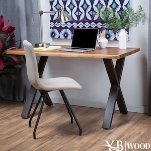 Tavolo da ufficio fatto a mano, scrivanie con mobili in legno, scrivania in legno speciale, decorazioni per la casa