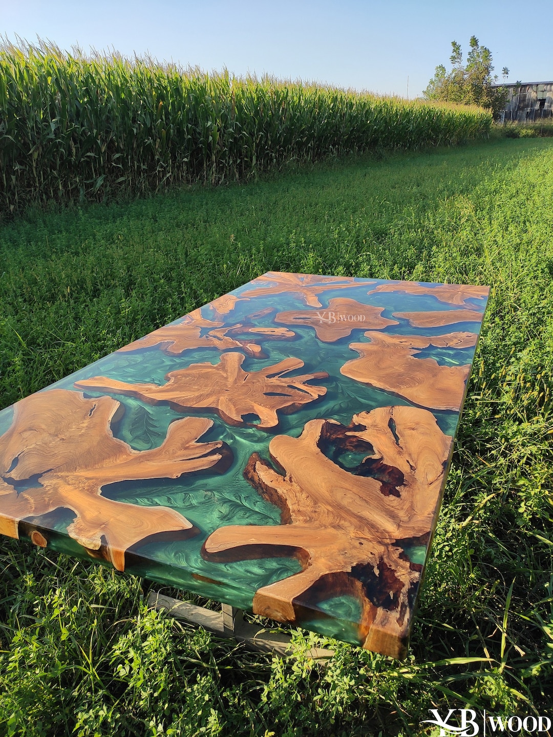 Handmade Wood Epoxy Table, Furniture Special Epoxy Wood Resin Table