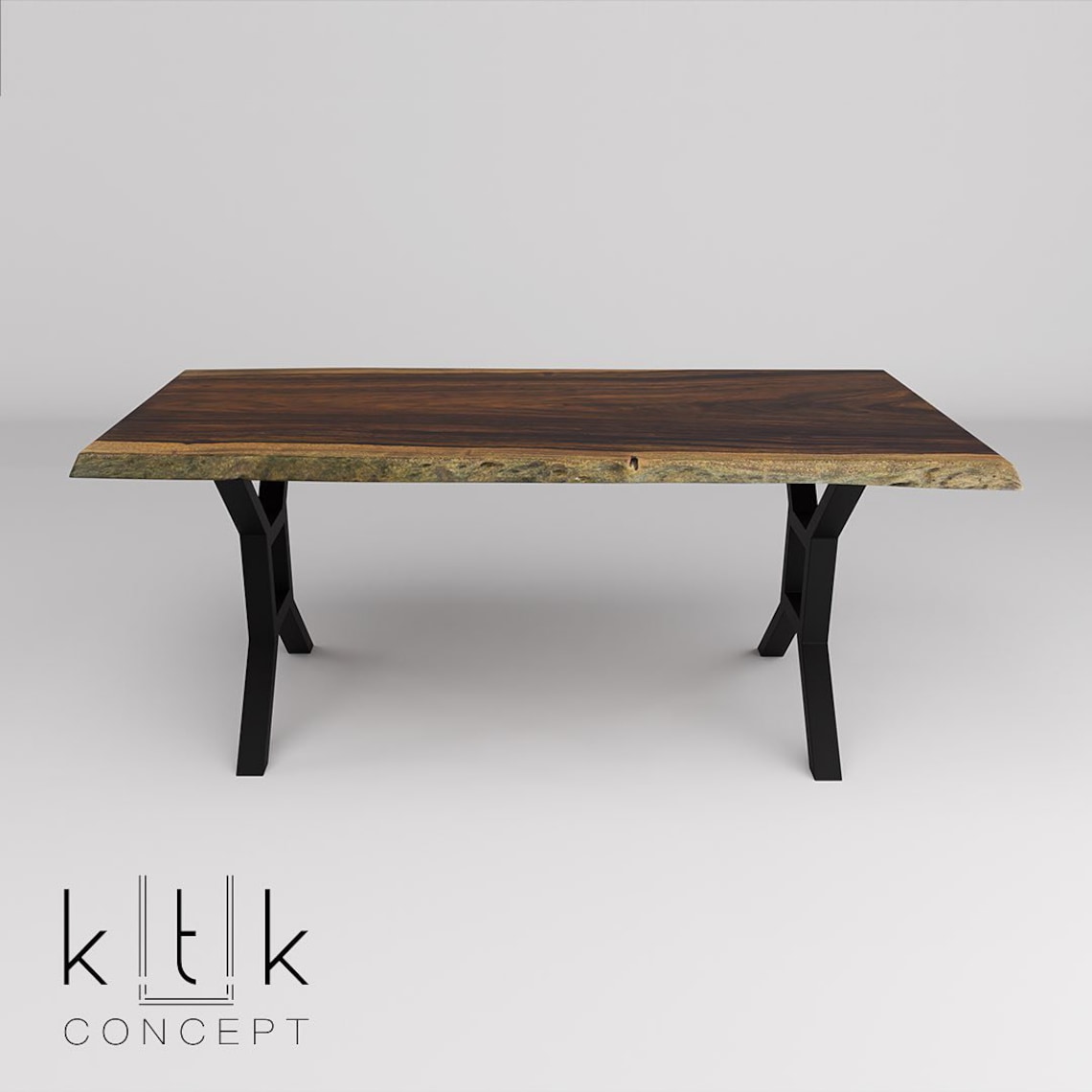 Wooden Table, Sapele Office Desk, Kitchen Table, Living Edge Dining ...