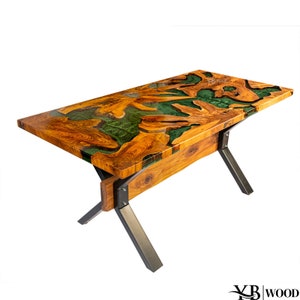 Wood epoxy table,  Furniture Special Epoxy Wood Resin table, Home decoration, living room furniture